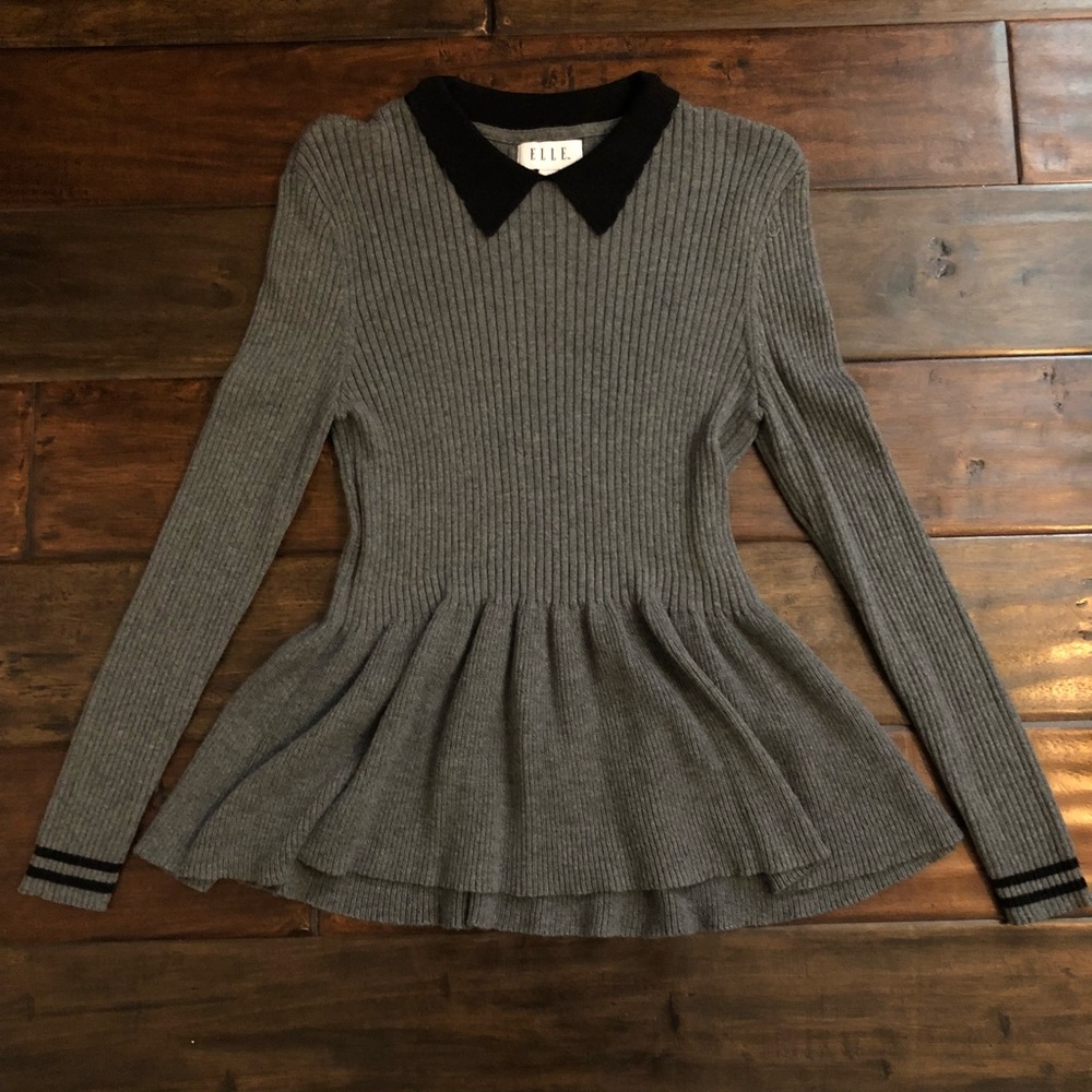 Elle peplum top